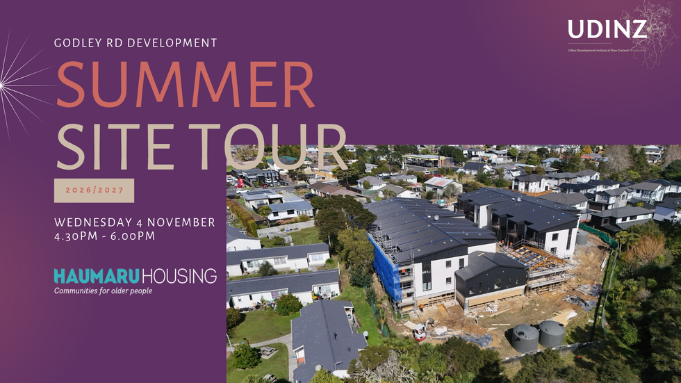 UDINZ Summer Site Tour of Godley Rd Development hero image